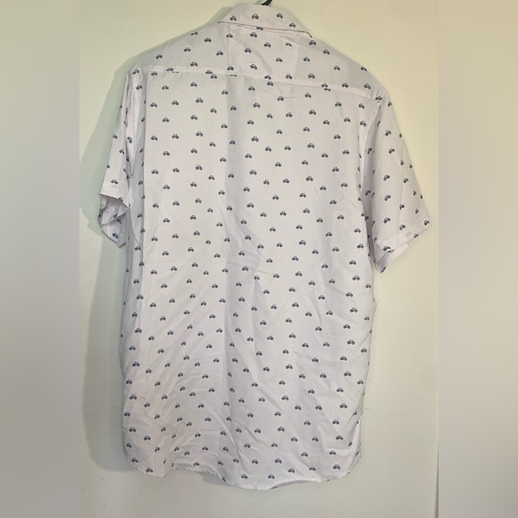 Mens Short Sleeve Button Down Shirt Large - Picture 2 of 2